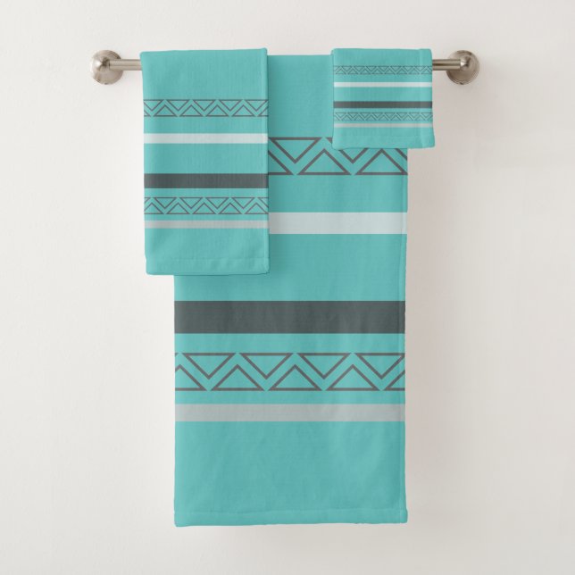 Gris et turquoise (En situation)