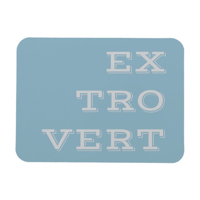 Gris Extrovert Flexi Magnet (Horizontal)