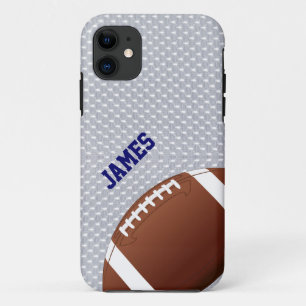 Gris Football Personnalisé iPhone 5 Coque