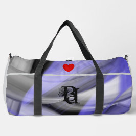 Gris Grand Sac De Sport Tendance Lavande Abstraite