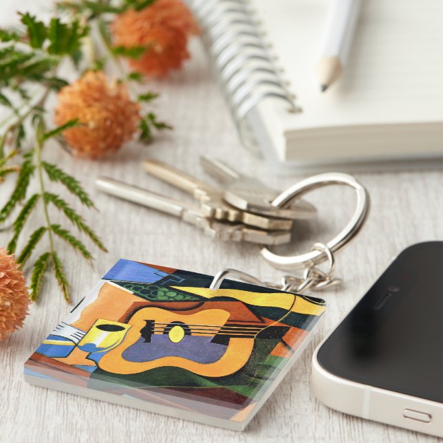 Gris - Guitare et bouteille (Devant Droit)