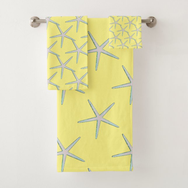 Gris Jaune Gris Turquoise Amidon Motif mignonne (En situation)