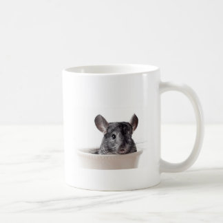 Gris mignon de chinchilla de tasse de thé
