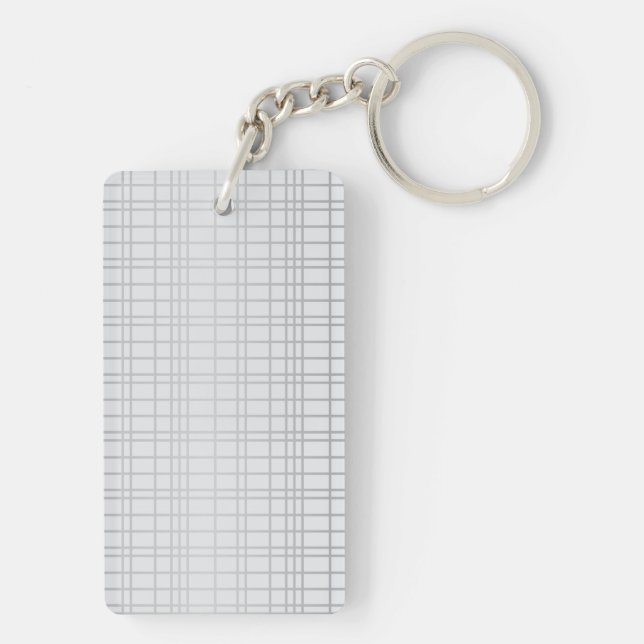 Gris, moderne, simple, cool, lignes de grille tend (Dos)