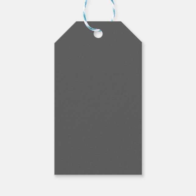Gris n° 1, étiquette cadeau gris (Devant)