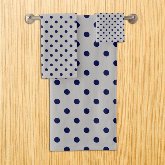 Gris Navy à pois (Créateur téléchargé)