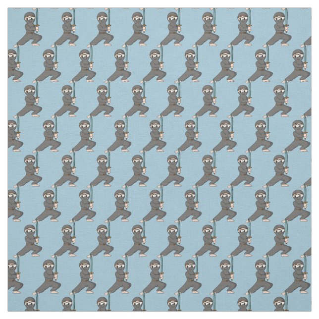 Gris Ninja 2 tissu de conception (Échantillon)