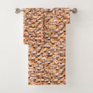 Gris orange rugueux céramique carreaux avec défaut