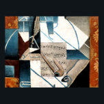 Gris - Pen and Pipe Poster<br><div class="desc">Juan Gris painting,  Pen and Pipe,  popular artwork.</div>