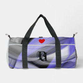 Gris Petit sac de gym Tendance Abstrait Lavender V