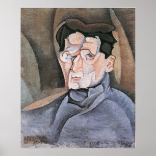 Gris - Porträt von Maurice Raynal 1912 Poster