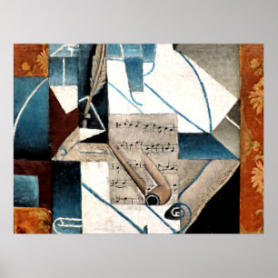 Gris - Stift und Pfeife Poster