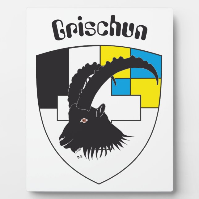 Grischun Svizra Fotoplatte (Vorderseite)
