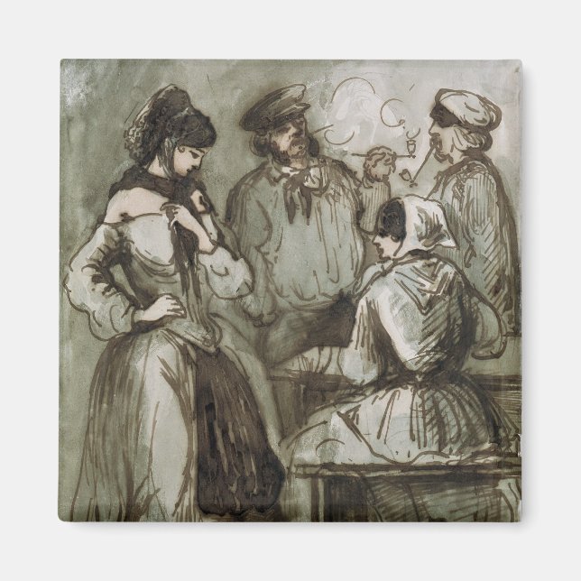 Grisettes und Arbeitnehmer Magnet (Vorne)