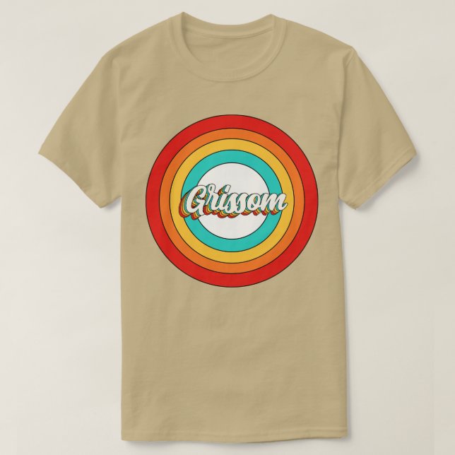 Grissom Name Shirt Vintag Grissom Circle (Design vorne)