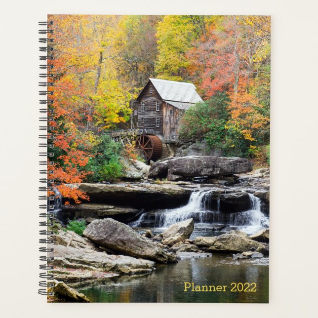 Grist Mill am Glade Creek Landschaftlich West Virg Planer (Vorderseite)