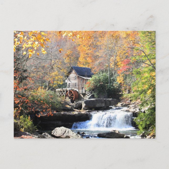 Grist Mills Falls Postkarte (Vorderseite)