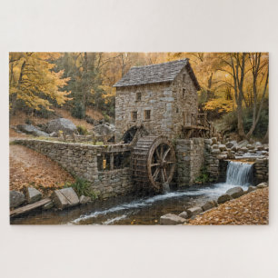 Gristmühle im Herbst
