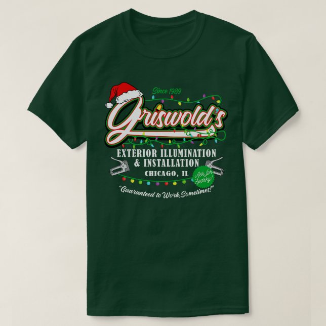 Griswold Illumination Christmas Vacation 89 Dks T-Shirt (Design vorne)