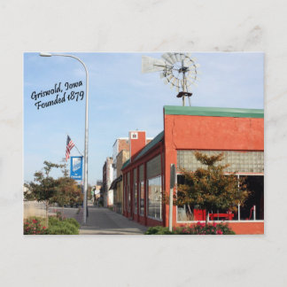 Griswold, Iowa Windmill Postcard Postkarte