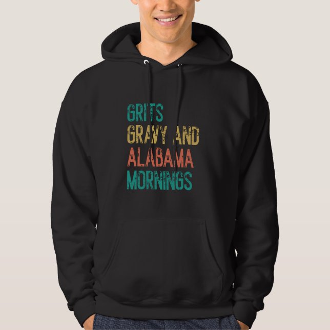 Grits Gravy und Alabama Mornings Alabama Hoodie (Vorderseite)