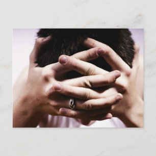 Gritty Angst Postkarte