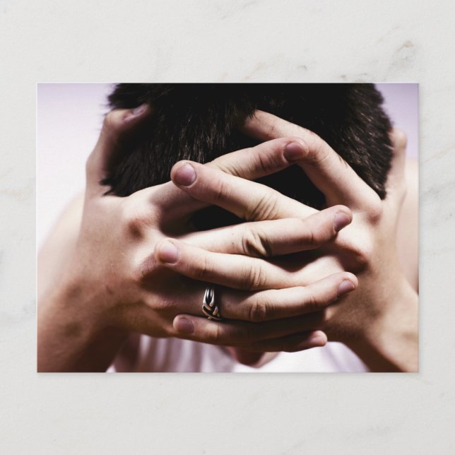 Gritty Angst Postkarte (Vorderseite)