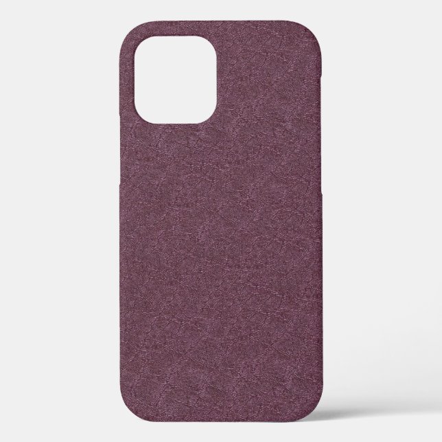 Gritty Glittery Dark Lila Case-Mate iPhone Case (Rückseite)