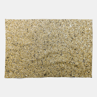 Gritty-Gold-Glitzer Geschirrtuch
