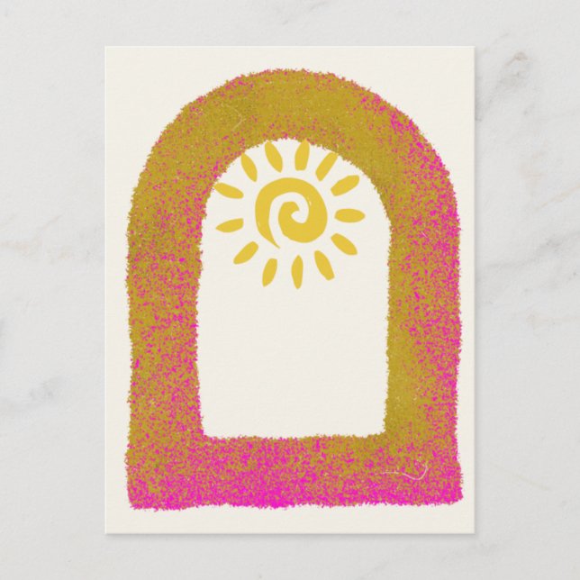 Gritty Holed Postcard Postkarte (Vorderseite)