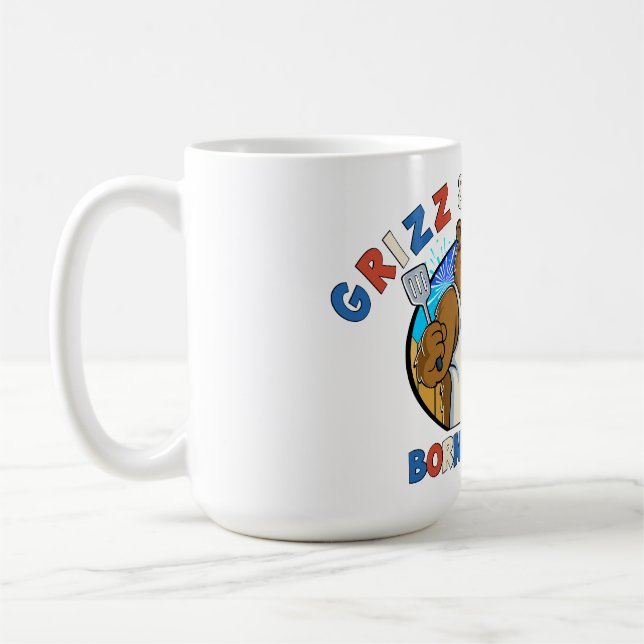 Grizz & Grill: Geboren zu Größe des Bieres, des Bu Kaffeetasse (Links)