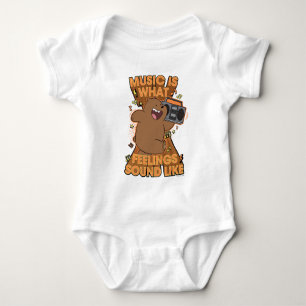 Grizz - Musik ist das, was Gefühle hören Baby Strampler