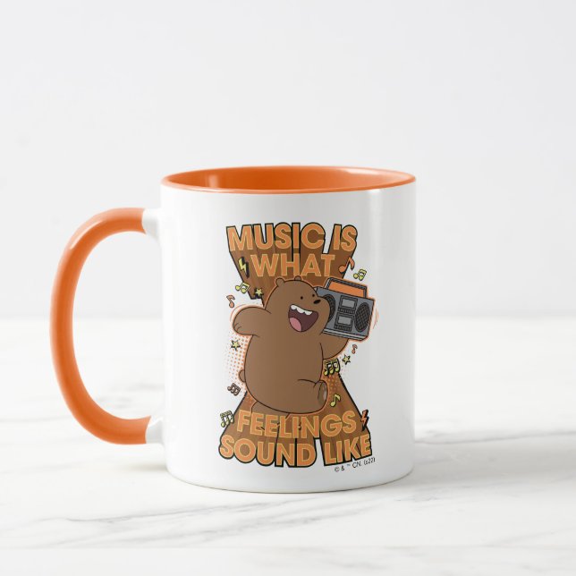 Grizz - Musik ist das, was Gefühle hören Tasse (Links)