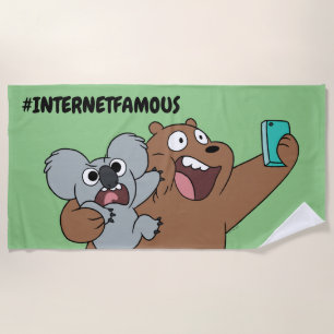 Grizz & Nom Nom - #InternetBerühmt Strandtuch