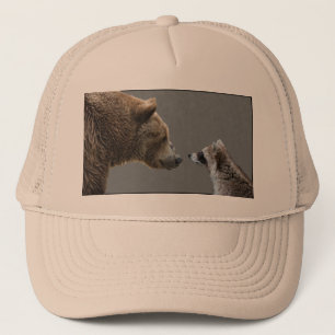 Grizzle Bär trifft Waschbären Truckerkappe
