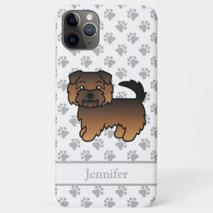 Grizzle Norfolk Terrier Cartoon Hund & Name Case-Mate iPhone Hülle
