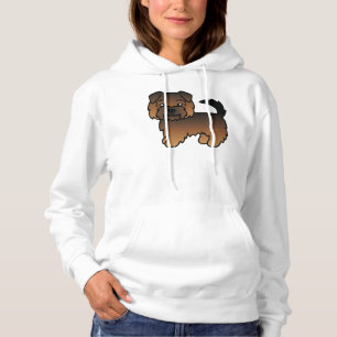 Grizzle Norfolk Terrier Niedlich Cartoon Dog Hoodie