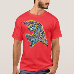 Grizzles Bären Motif Grizzlies Predator Bears Fore T-Shirt