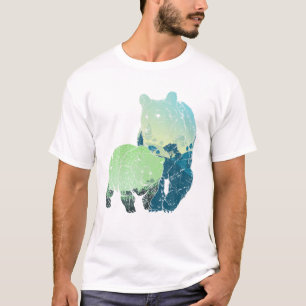 Grizzles Bären Wildlife Forest Animal Lover Bars N T-Shirt