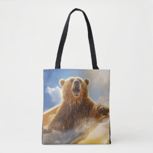Grizzly Bär Animal Fun Water Rutsche glückliche Ze Tasche
