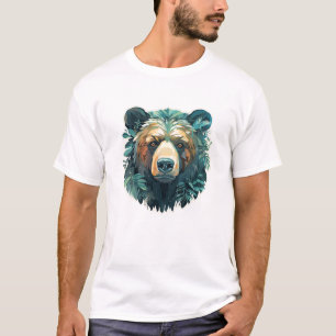 Grizzly Bär Animal World Wildlife Beauty Painting T-Shirt