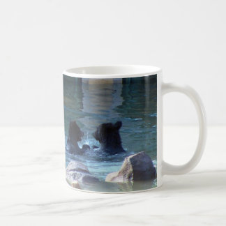 Grizzly-Bär-Schwimmparty-Binder Kaffeetasse