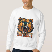 Grizzly Bären Head Betonung Power