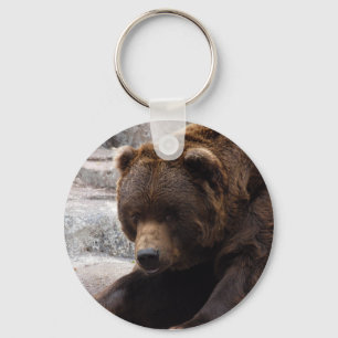 Grizzly-Bärn-Schlüsselanhänger Schlüsselanhänger
