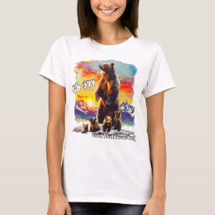 Grizzly Bear 399 4 Cubs Grand Teton Nationalpark T-Shirt