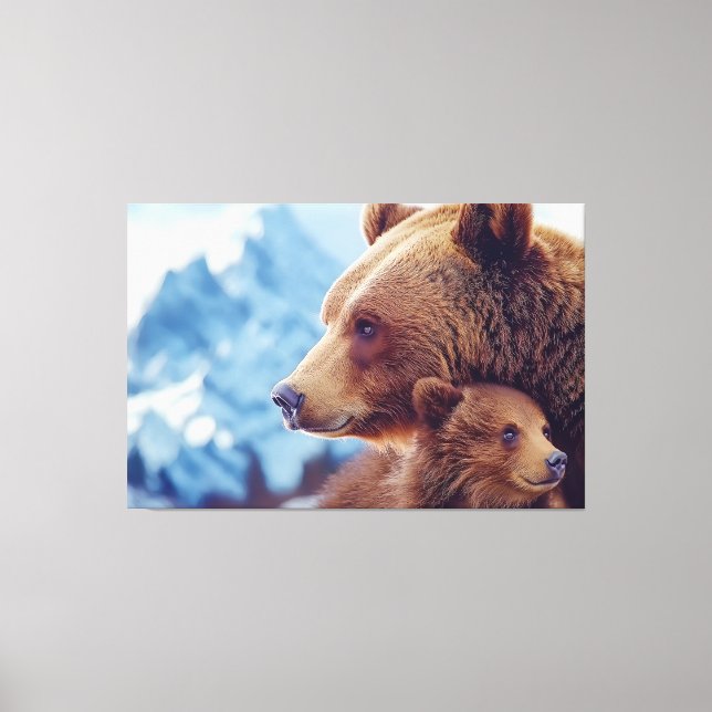 Grizzly Bear 399, GB 399 Leinwanddruck (Vorderseite)