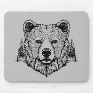Grizzly Bear Animal Freedom World Wildlife Wonder Mousepad