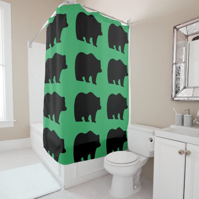 GRIZZLY BEAR Duschvorhang (Beispiel)