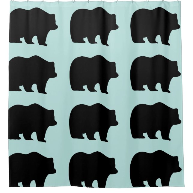 GRIZZLY BEAR Duschvorhang (Vorderseite)