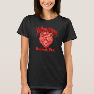 Grizzly Bear Growling Yellowstone Nationalpark VI T-Shirt